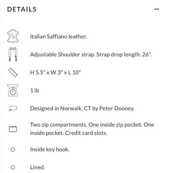 Discontinued Dooney & Bourke Saffiano Leather Sawyer Cross Body - Picture 10 of 10